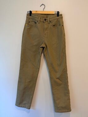CAT (Caterpillar) Mens Canvas Fleece Lined Workwear Pants 30x32